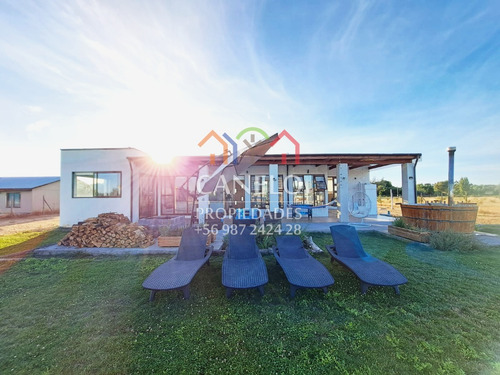 Sólida Y Soleada Casa 3d2b, En Condominio, Libuy, Ñuble.