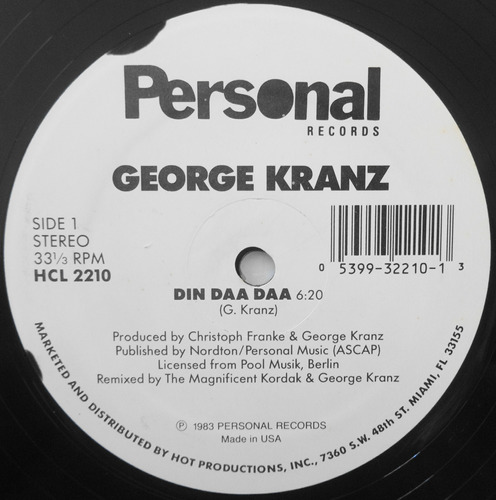 George Kranz Din Daa Daa Disco Importado