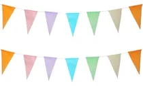 Comprar Banderin Guirnalda Triangular Multicolor Pastel X2