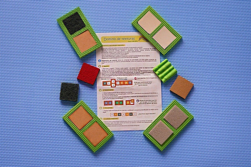 Juego Dominó Texturas Interactivo Didáctico Aprendizaje Niño