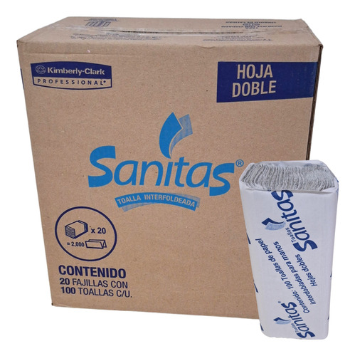 Toalla Interdoblada Sanitas Kimberly-clark 92231