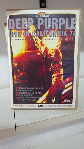 Dvd -- Deep Purple Live In California 74