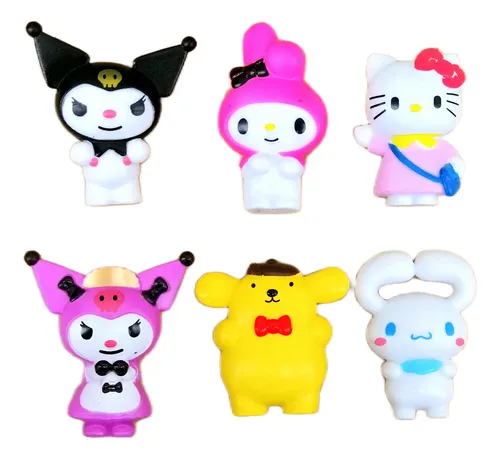 Figuras Sanrio Hello Kitty Kuromi My Melody Cinnamon Juguete | MercadoLibre