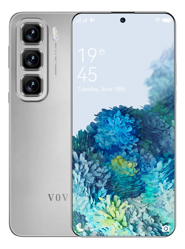 2025 Nuevo Dual Sim Smartphone Hot 50 Pro+ Soporta 4g/5g Wifi Ram 16gb+512gb Pantalla 6.8 Batería De Larga Duración Android 14 Últimas Ofertas Celular Gris