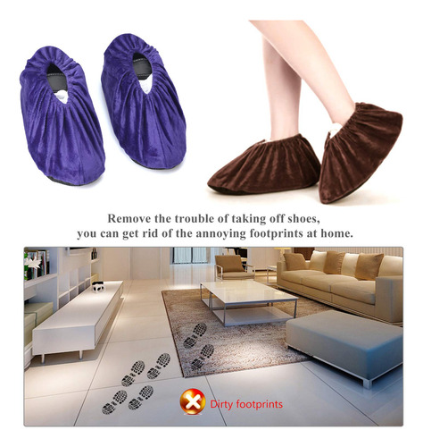 5 Pares De Fundas De Zapatos Reutilizables Antideslizantes X
