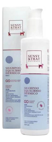 Shampoo P/ Cães E Gatos Equilíbrio Dérmico 250ml Sensy&trat Fragrância Sem fragrância