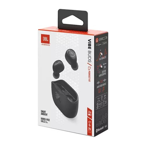 Auriculares in-ear inalámbricos JBL Vibe Buds negro