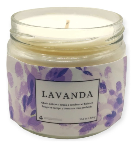 Vela Aromática Lavanda