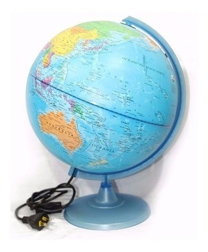 Globo Terraqueo Gloter Con Luz 207lw 20cm Milouhobbies