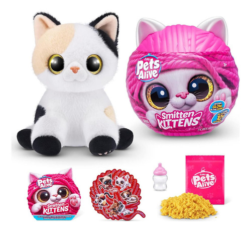 Gatito Smitten Zuru Minx Juguete Suave Interactivo 10