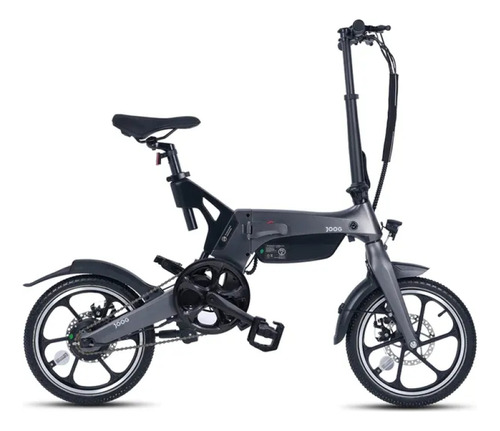 Bicicleta Eléctrica E-bike Joog P2 Con Ruedas De 16 / Auton Gris Oscuro