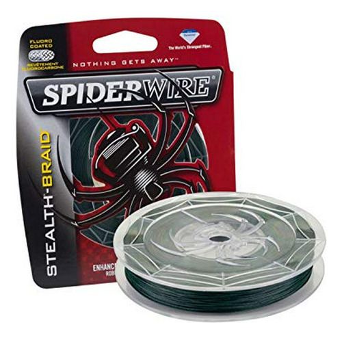 Spiderwire Scs10g-125 Trenzado De Stealth Superline, Moss G