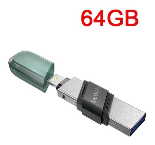 Sandisk 64 Gb Mfi Otg Usb Flash Drive Flip Original