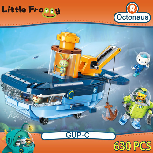 Little Froggy Building Block Toys The Octonauts Gup-c De Con