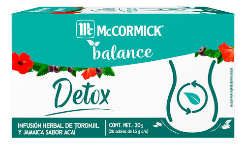 Té McCormirck Balance Acaí Detox 30 G