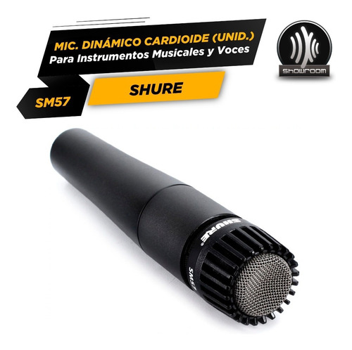 Imagen 4 de 10 de Microfono Shure Sm57 Dinamico Cardioide Original Mexico