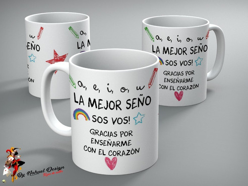 Taza De Ceramica Feliz Dia Del Maestro 04