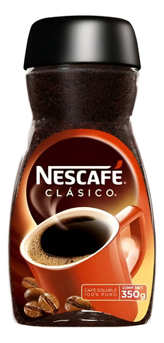 Nescafe Clasico Cafe Soluble, Frasco De 350gr.