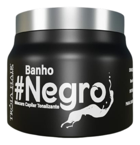 Matizador Preto Banho De Lama Negra Troia Hair 250g