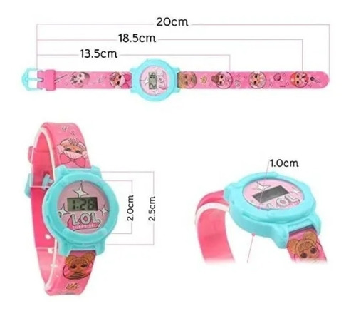 Reloj Niños + Alcancía Lol-frozen-toy Story 4 Licencia Orig.