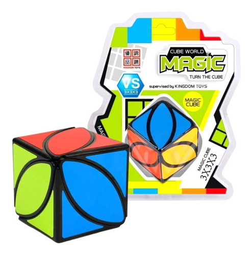 Cubo Mágico Oval Pétalos 3x3x3 Cube World Magic 6 Colores