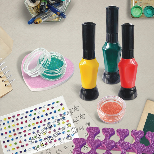 Kit De Arte En Uñas Nail Art Para Niñas Sew Star