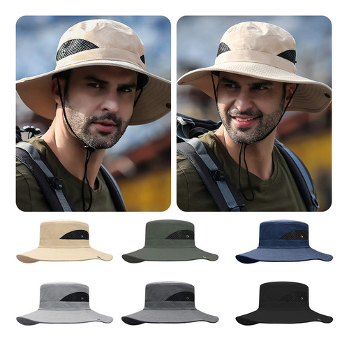 Sombrero De Sol Plegable Con Protección Uv Para Pesca W