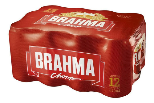 Cerveja Lata Brahma 350ml