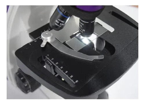 Microscopio Trinocular Otica Finita Acromatico Led 1600x