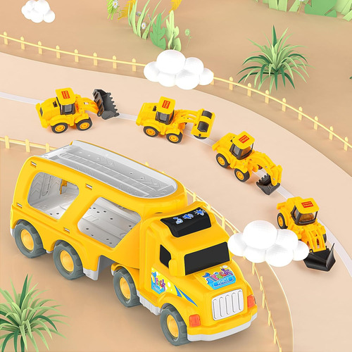 Veslier Camión De Construcción Juguetes Para Niños Niñas ...
