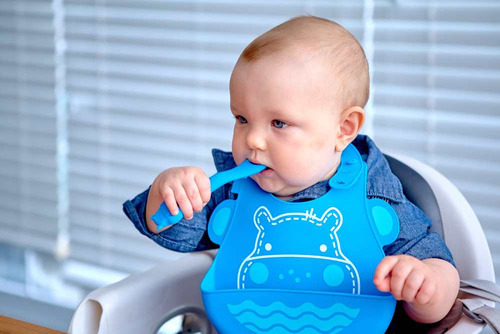 Kit De Alimentação Hipopótamo Lucas Marcus & Marcus Azul
