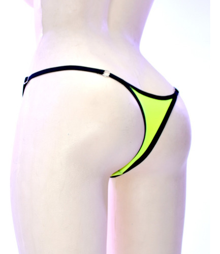 Tanga Corte Brasileño Tiro Corto Multitalla Tanb001 Ama Fluo