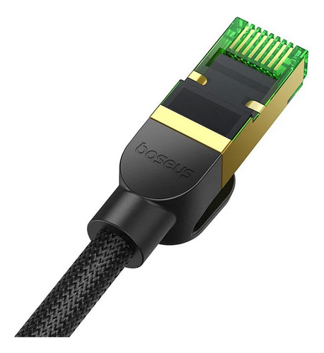 Cable Ethernet Red Pvc Durable 3m Cat-8 Rj45 Macho Armado 