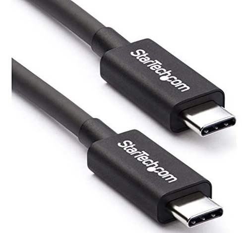 **** 40gbps Thunderbolt 3 Cable - 1,6 Pies - 0,5 M - Negro -