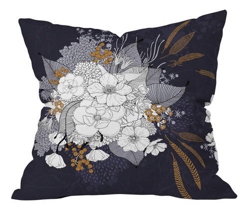 Deny Designs Iveta Abolina - Almohada De Invierno (16.0 X 16