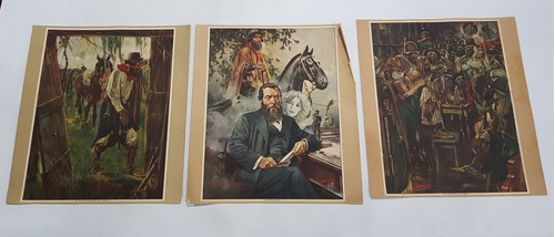Imagen 5 de 10 de Antiguas Láminas Gauchos Molina Campos Lote X 57 Mag 58607