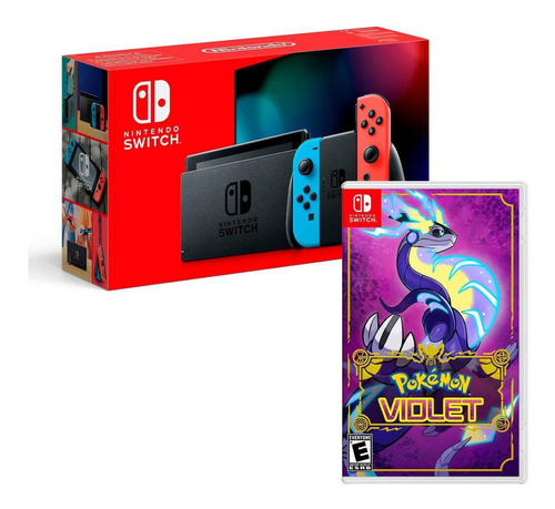 Consola Nintendo Switch Neon 2019 + Pokemon Violet