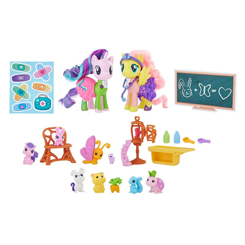 Set De Figuras Fluttershy Y Starlight Glimmer Mi Pequeño