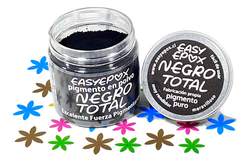 Pigmento Negro: Resina Epoxica, Arte, Velas, Jabones Y Más!