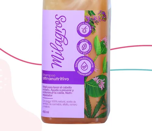 Shampoo Milagros Ultranutritivo - mL a $116
