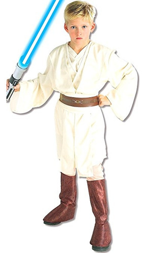 Kenobi Traje De Lujo Obi-wan Star Wars Del Niño, Grande