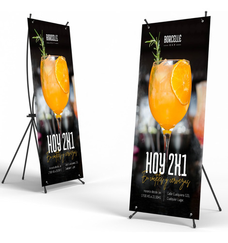 Lona Para Display Impresa 60x160 M Personalizada