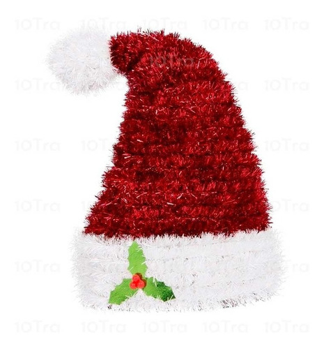 Gorro Navidad 14 Cm Alto Decoracion Navideña