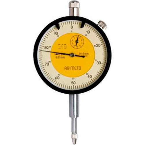 Reloj Comparador Centesimal 0 - 50mm (0,01mm) Ø58 Mm Asimeto