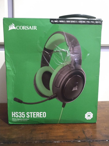 Auricular Corsair Hs35 Verde Ps4/pc/mobile Fullbox Impecable