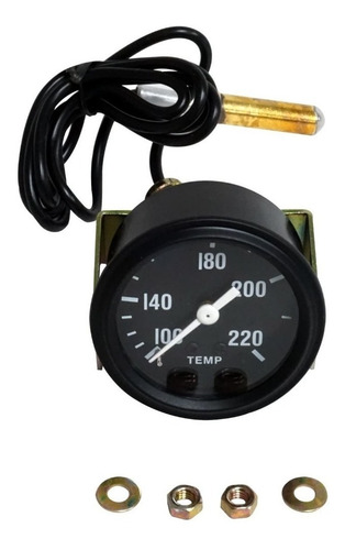 Imagen 2 de 4 de T W Instrumento Medidor Temp Sonda Mb Gpw Cj M38 Jeep Willys