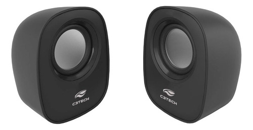 Caixa De Som C3tech 2 Canais Conexão P2 Preta Sp-30bk