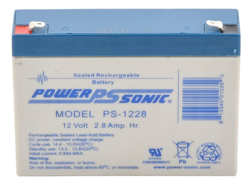 Batería 12v, 2.8ah, Agm/vrla, T F1, Ps-1228