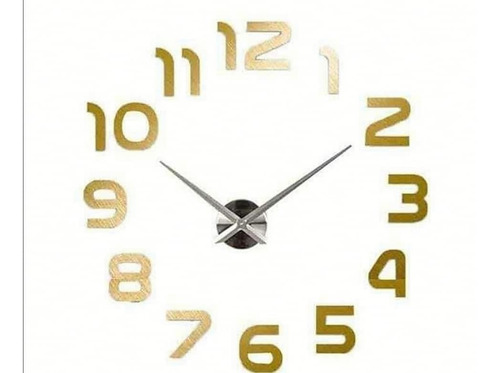 Reloj 3d De Pared Grande 120cm P/ Hogar Oficina Cuarto Depa