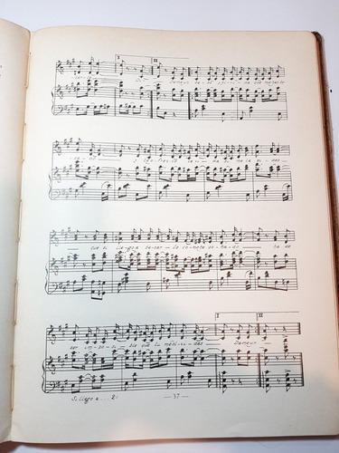 Imagen 7 de 10 de Antiguo Libro Partitura Popular Music Inglés 7pl 0800